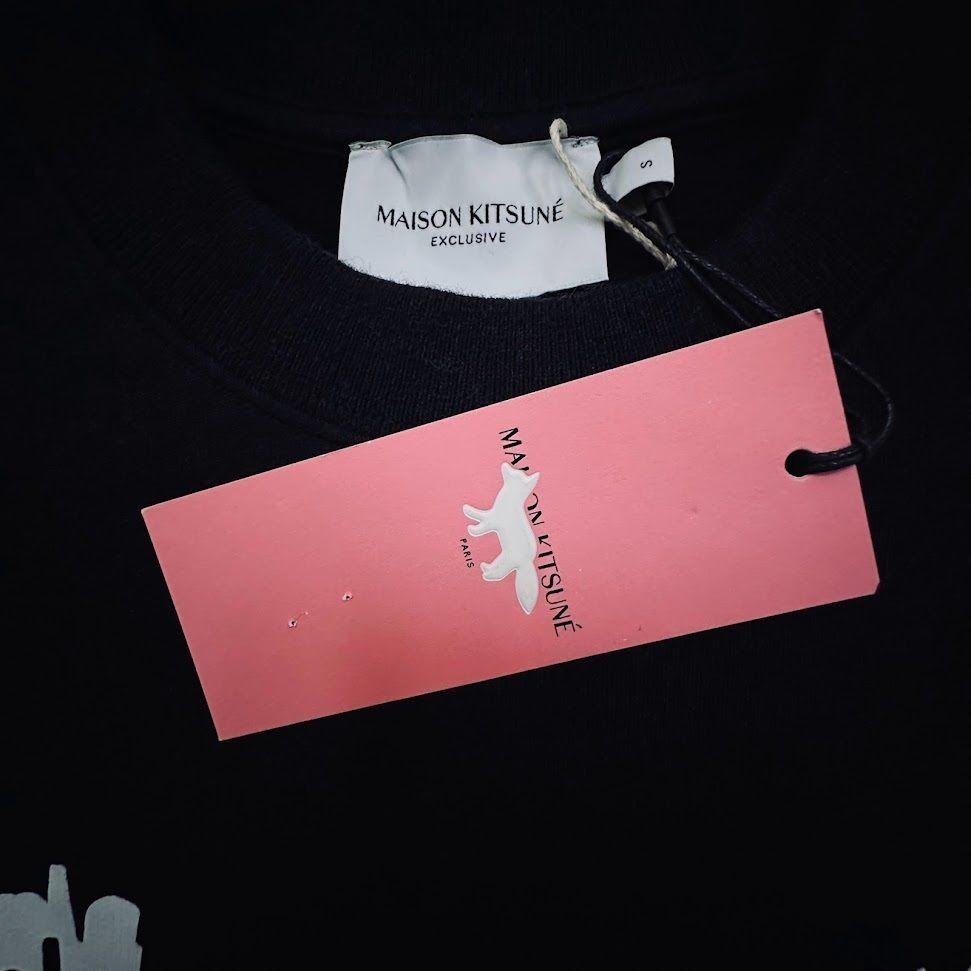 ☆関税・送料込【MAISON KITSUNE】パンク プリント スウェット