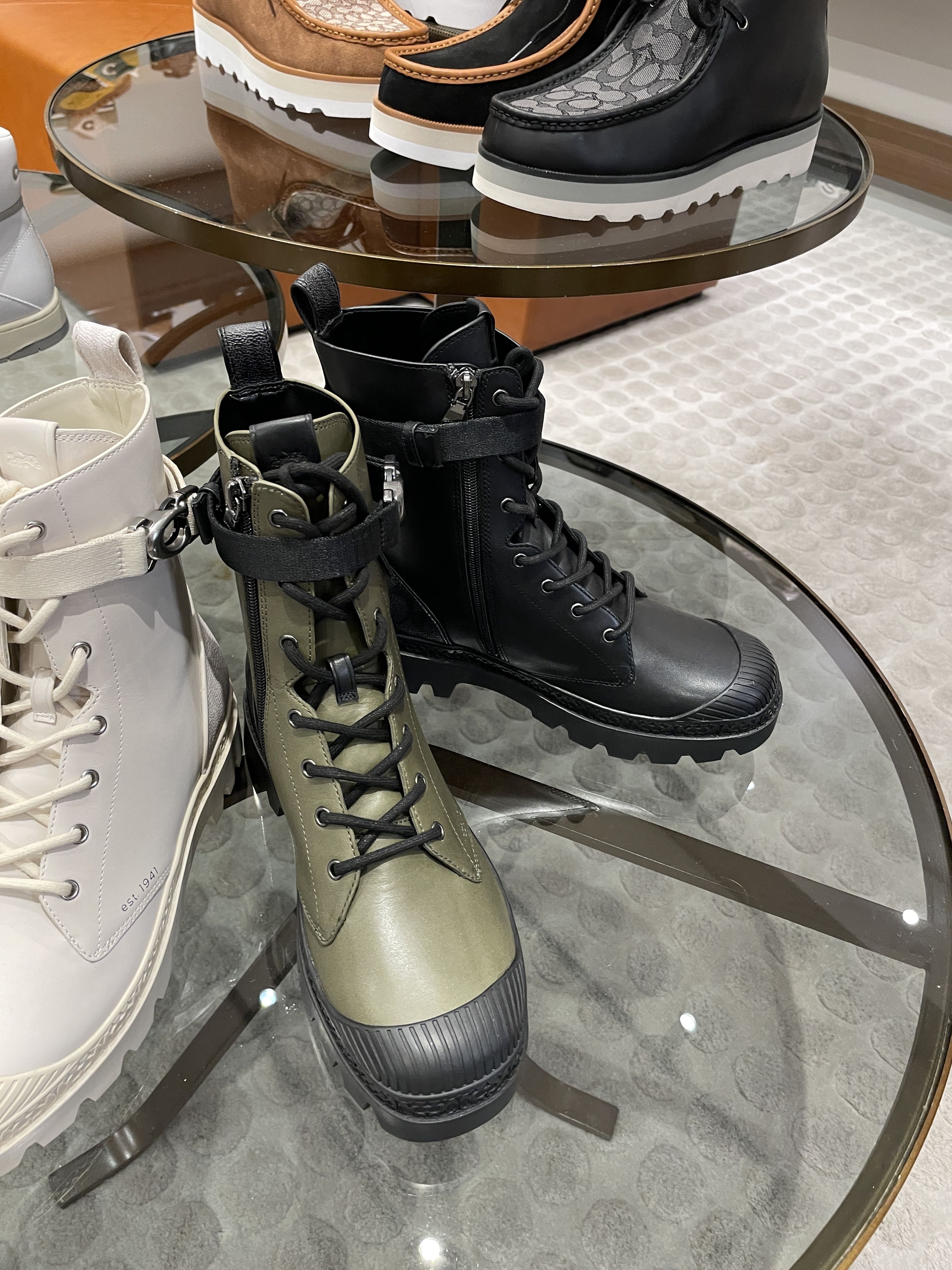 COACH Tucker Boot With Signature Canvas CN347 (Coach/ブーツ