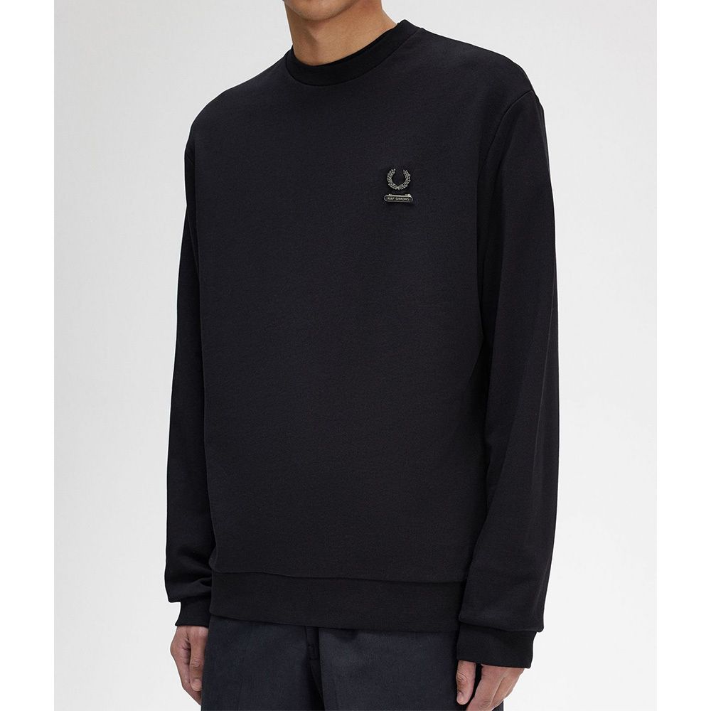 【Fred Perry x Raf Simons】コラボ 刺しゅう スウェット シャツ Fred Perry x Raf Simons】コラボ 刺しゅう スウェット シャツ