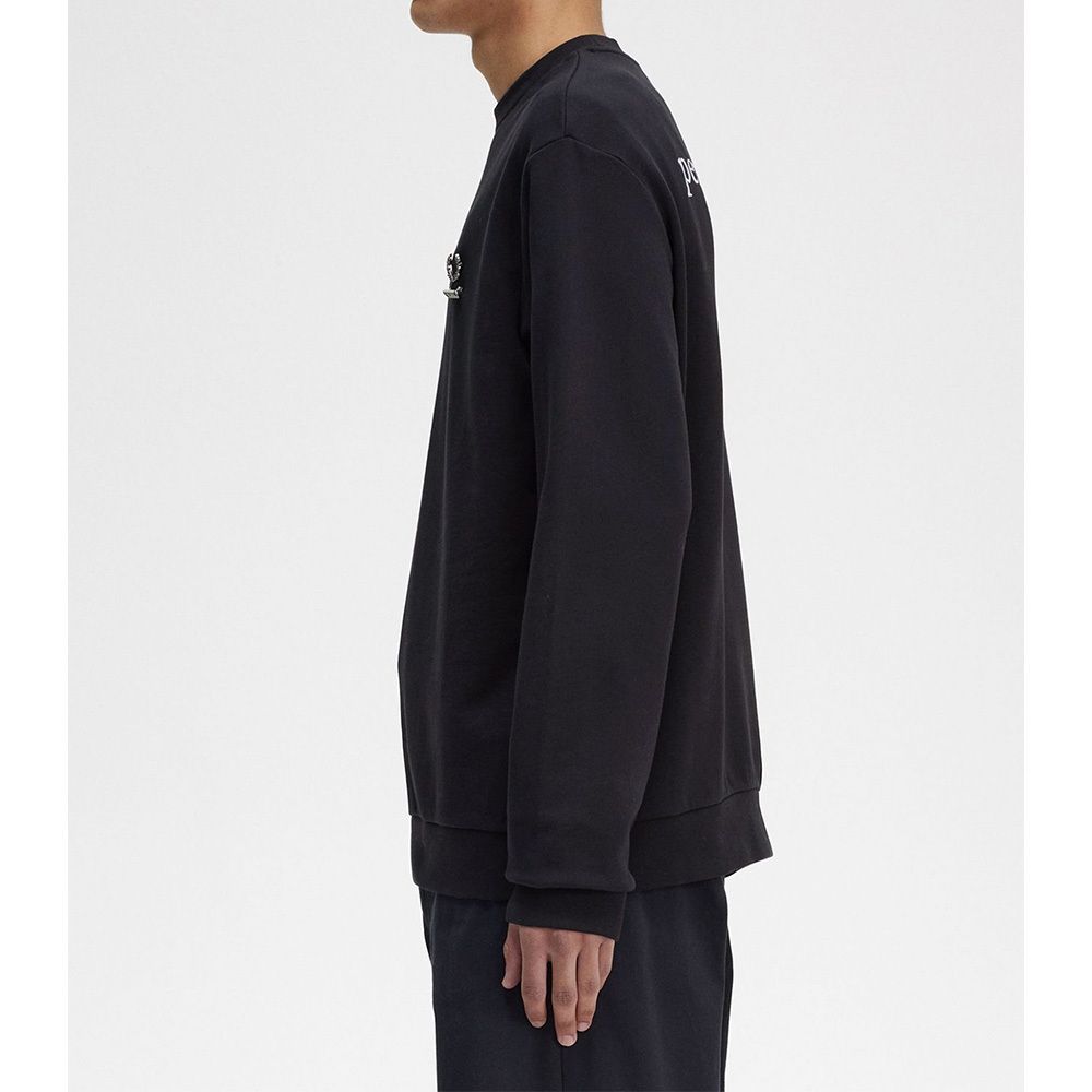 【Fred Perry x Raf Simons】コラボ 刺しゅう スウェット シャツ Fred Perry x Raf Simons】コラボ 刺しゅう スウェット シャツ