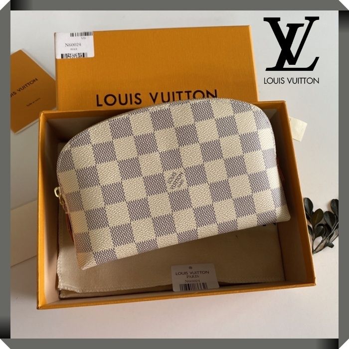 23SS☆Louis Vuitton☆ポーチ コスメポーチ ダミエ ホワイト (Louis