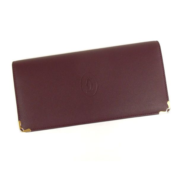 カルティエ 財布 マスト ドゥ カルティエ L3001362 ボルドー (Cartier