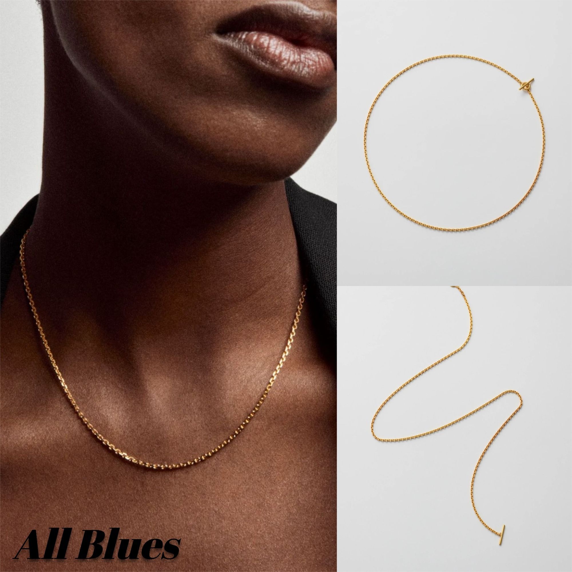 アクセサリーAll Blues STRING NECKLACE ストリング　ネックレス