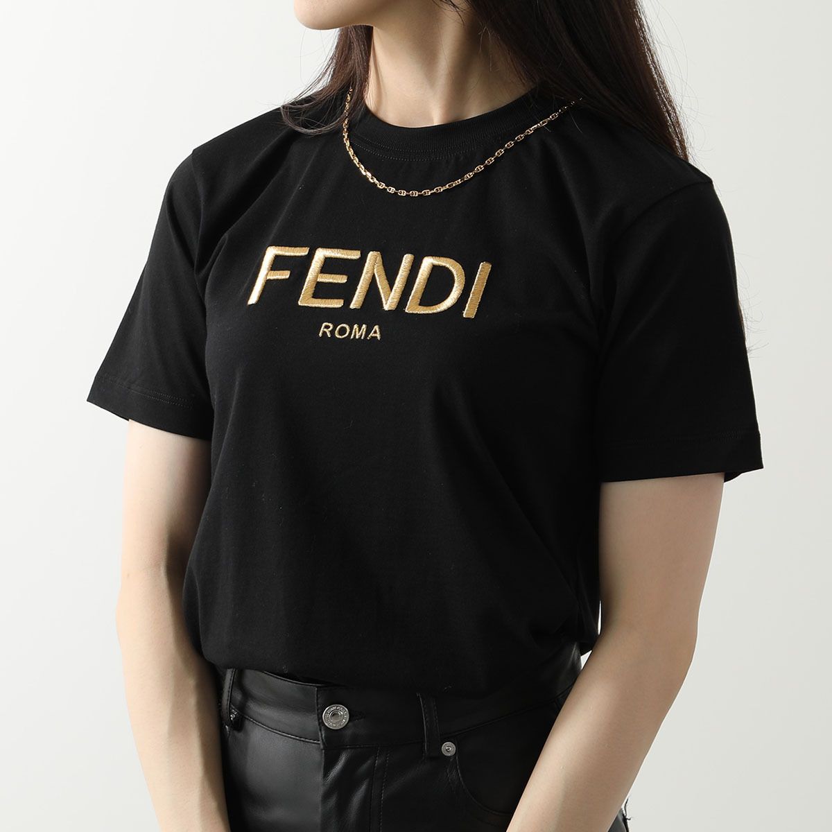 ◎FENDI  フェンディ　フロントロゴ　Tシャツ　レディース