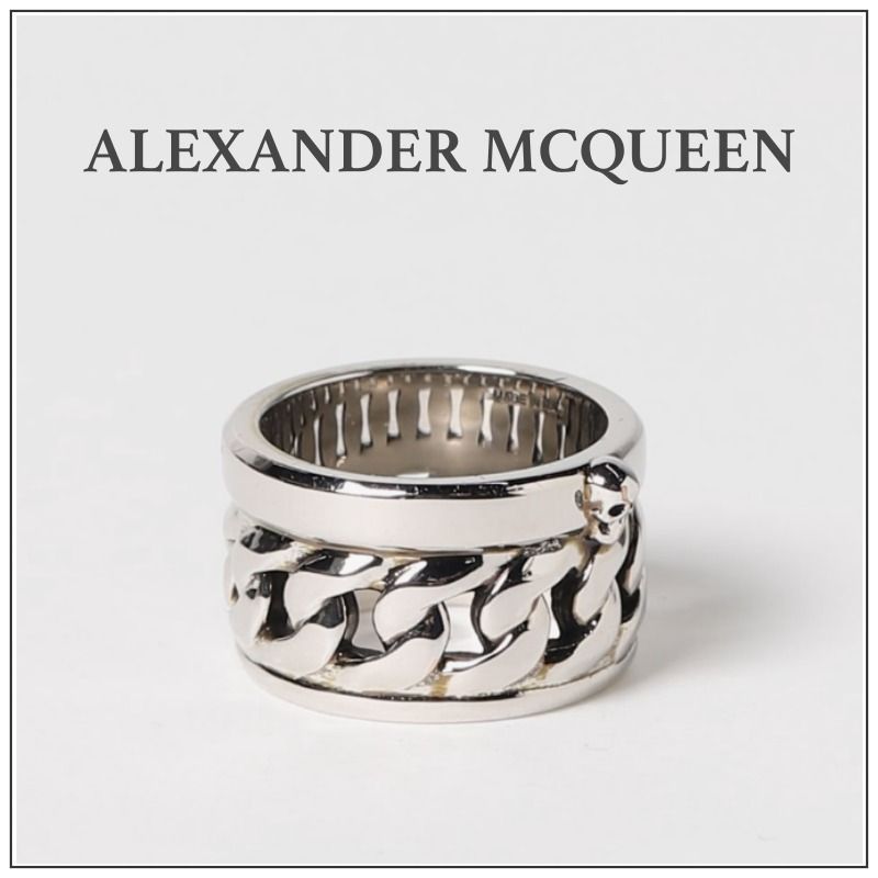 アレキサンダーマックイーン 真鍮 スカル リング (alexander mcqueen ...