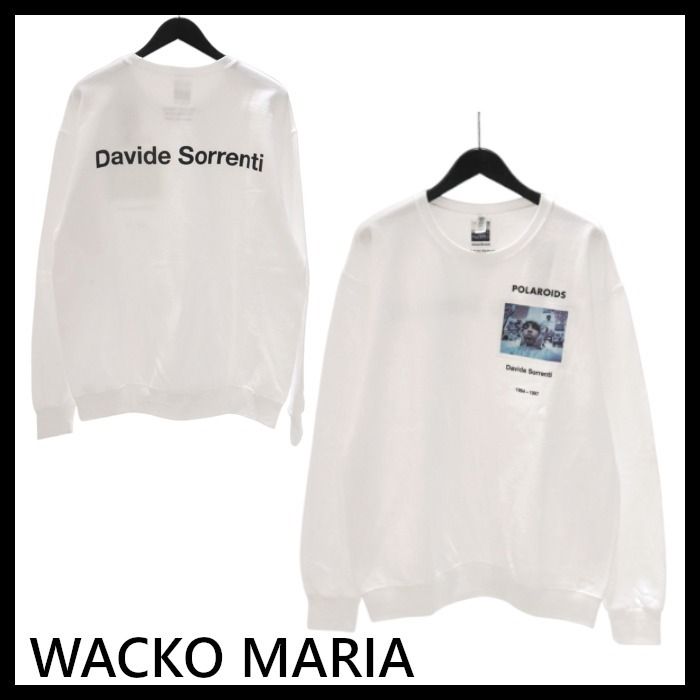 ワコマリア　DAVIDE SORRNETI SWEAT XLサイズ　ホワイト