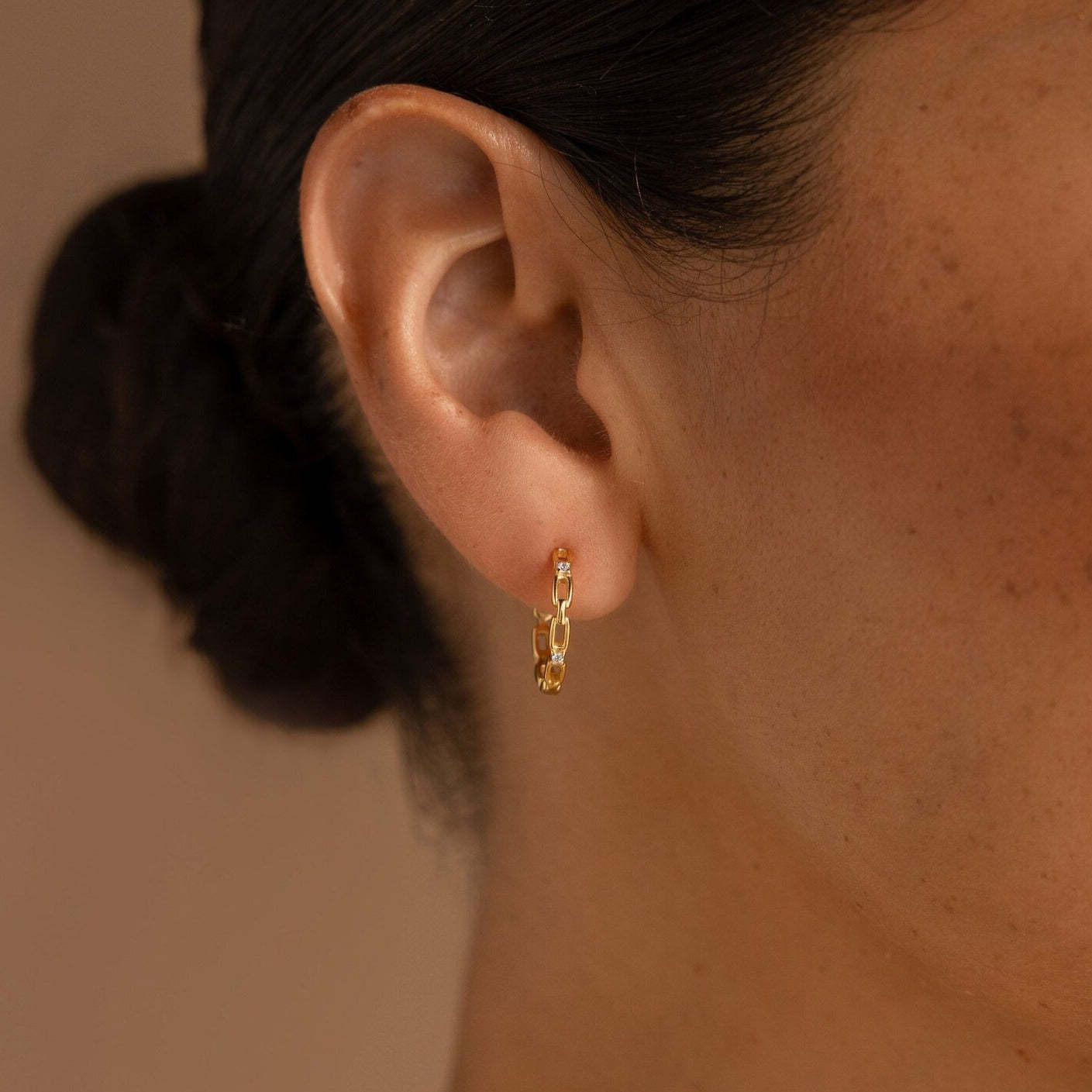 【CaitlynMinimalist】ジルコニア 18K・シルバーリングピアス CaitlynMinimalist】ジルコニア 18K・シルバーリングピアス