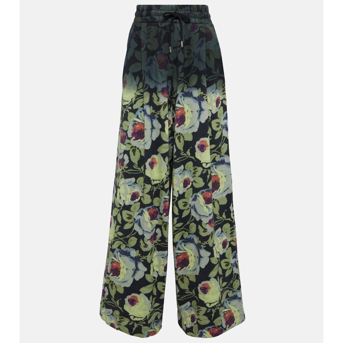 Dries Van Noten ドリスヴァンノッテン 花柄 ワイド パンツ (Dries Van