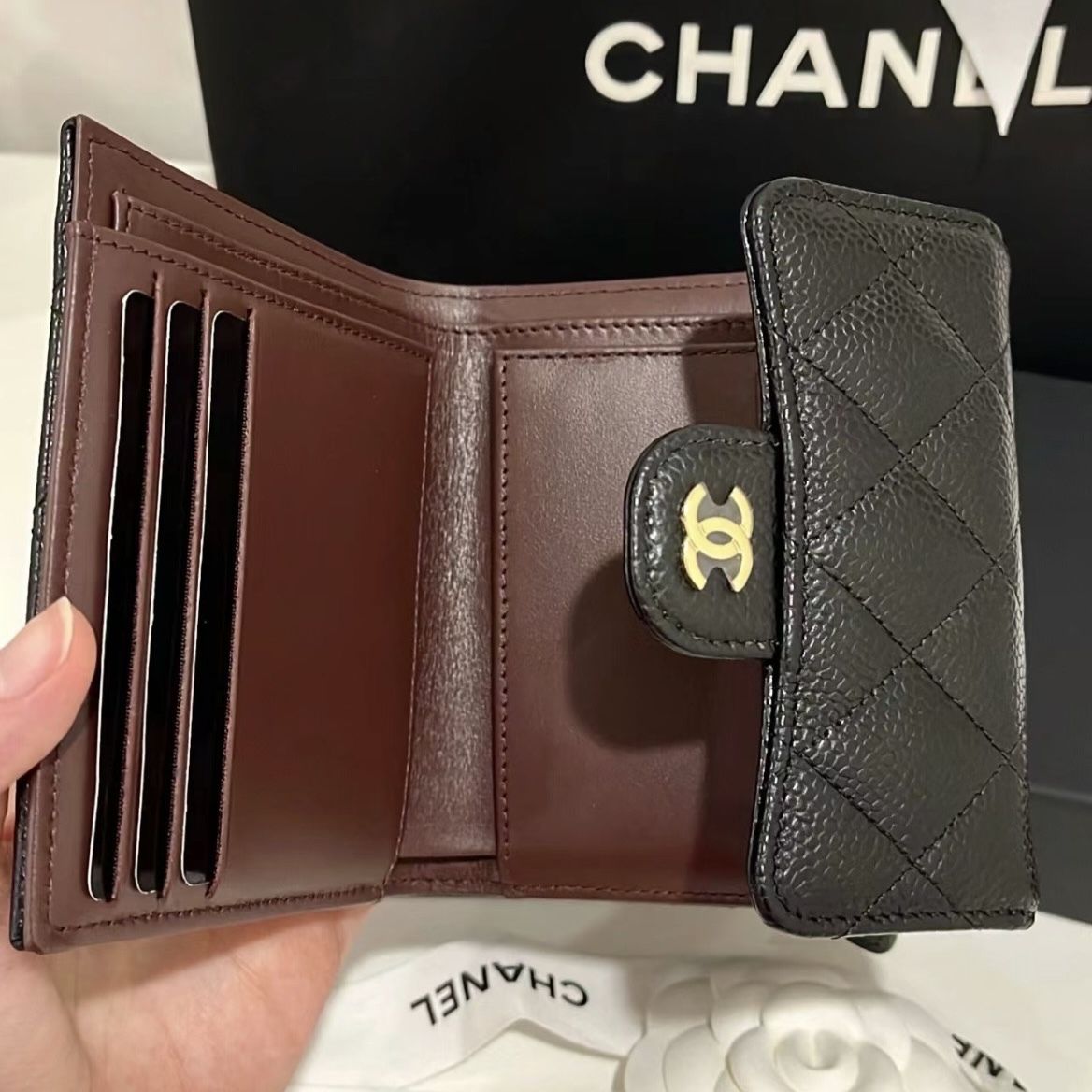 新作【CHANEL】クラシック スモール フラップ ウォレット