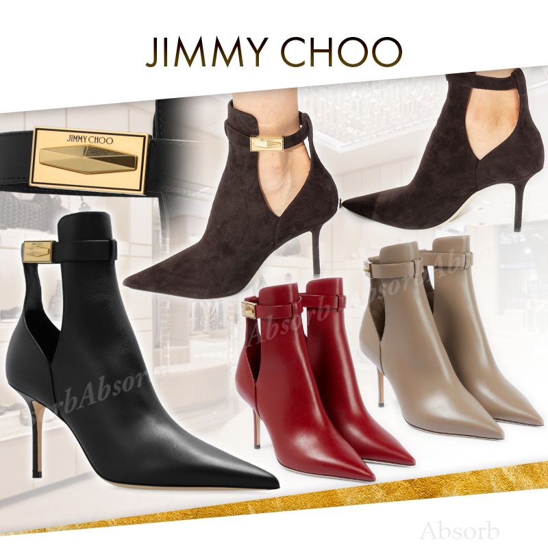 JIMMY CHOO ジミーチュウ ショートブーツ ブーティ 黒