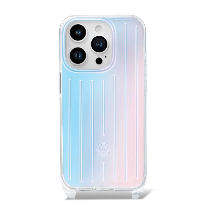 RIMOWA iPhone 15 Pro ケース イリディセント ストラップ付き (RIMOWA