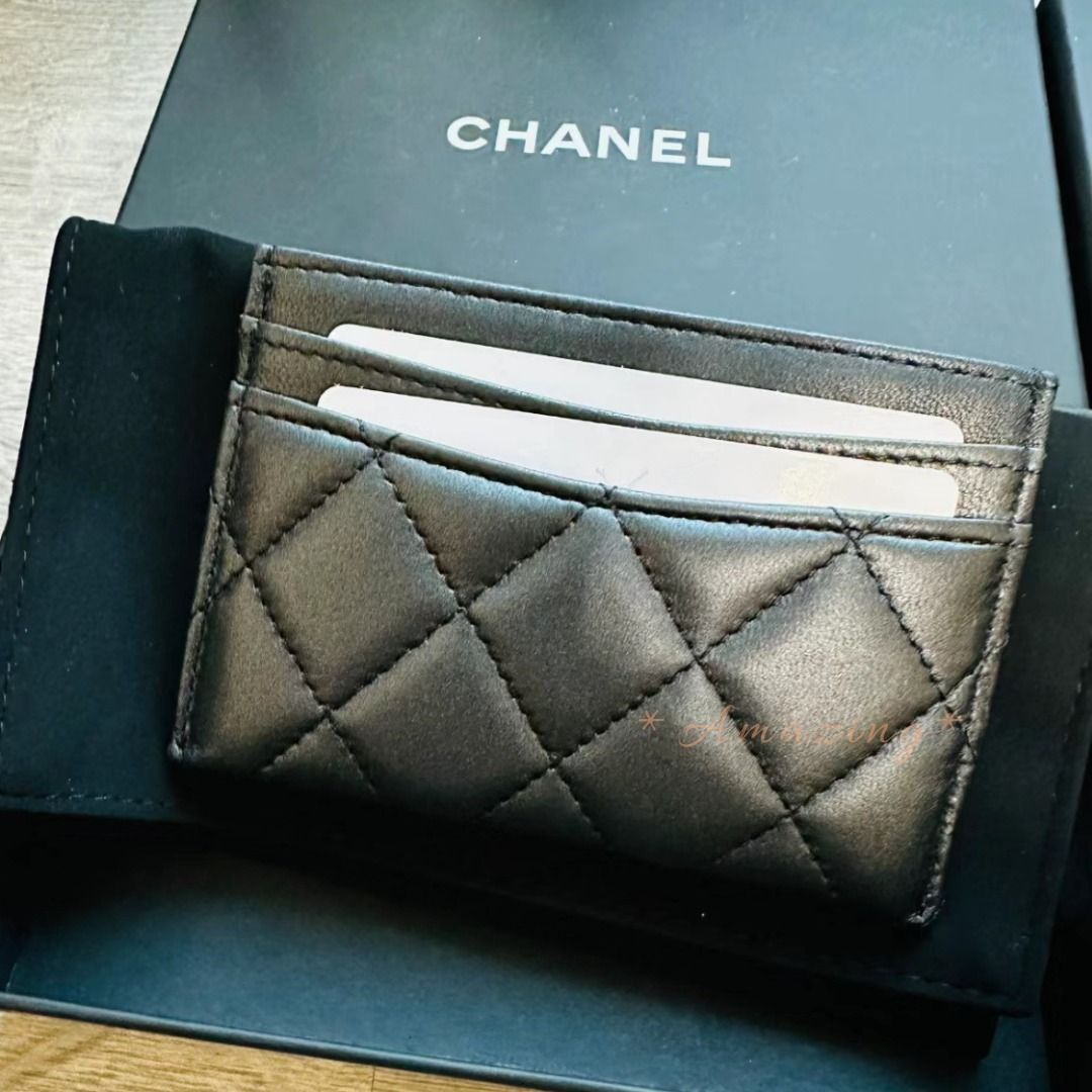大人気☆CHANEL☆So Black クラシック カードケース 黒 (CHANEL