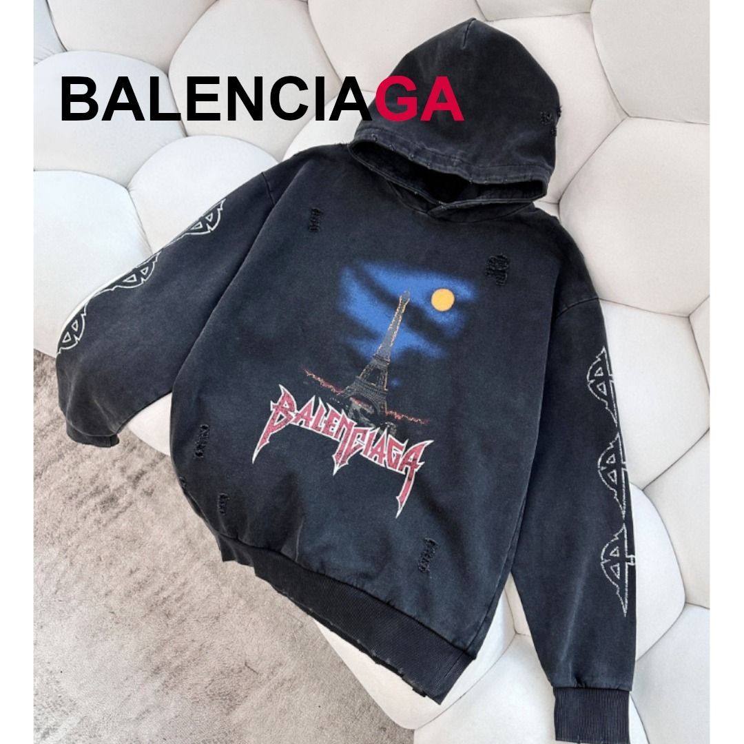 売り切り価格Balenciaga 木村拓哉着用 フーディー パーカー