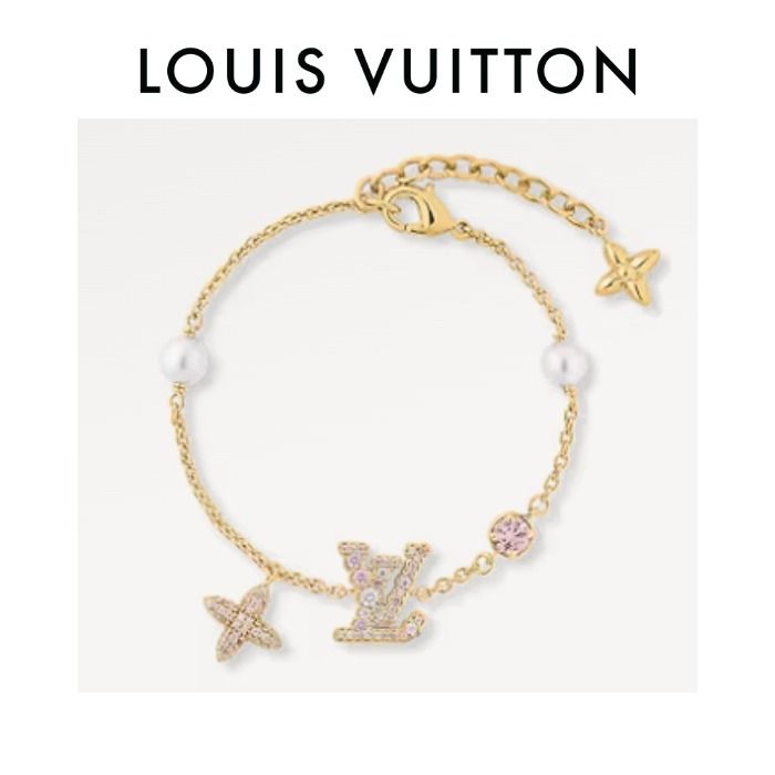 LOUIS VUITTON リジッド ブレスレット・ナノグラム ストラス Louis