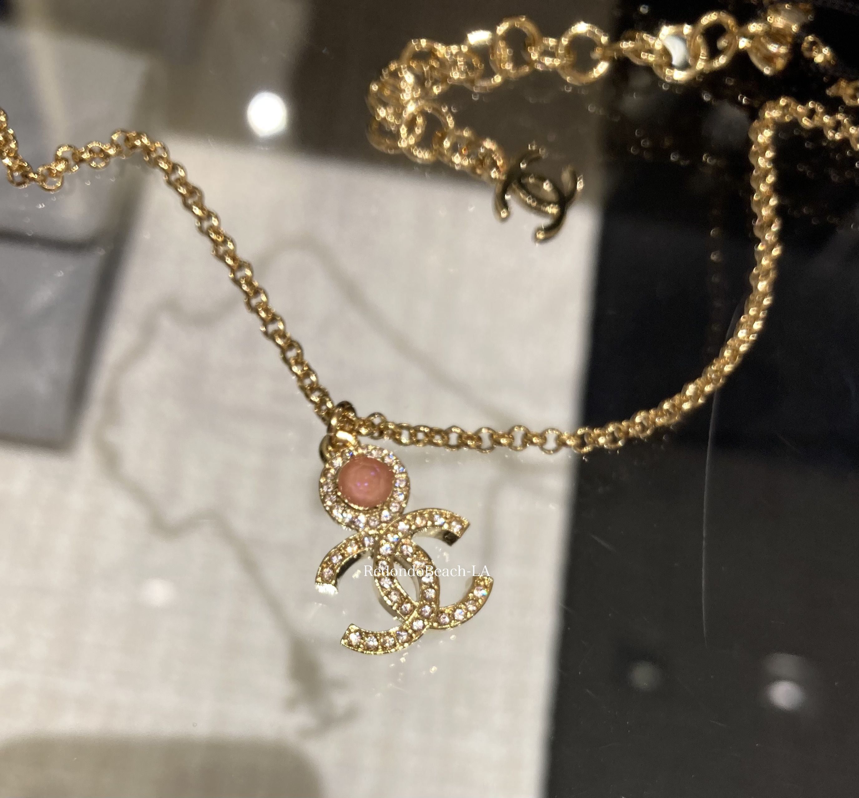 CHANEL ゴールド ネックレス ダブルCロゴ