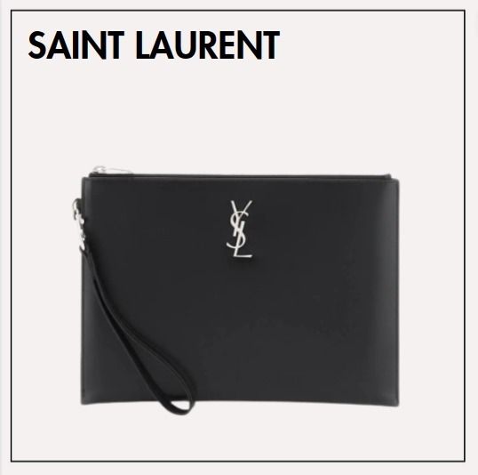 SAINT LAURENT☆ジップタブレットホルダー クラッチバッグ (Saint