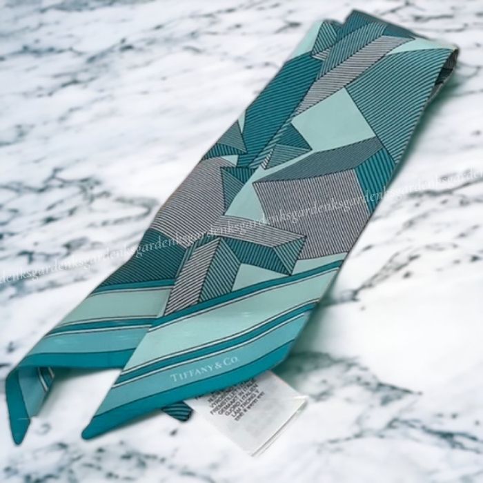 即納!Tiffany ティファニー T ジャイアント T リボン スカーフ