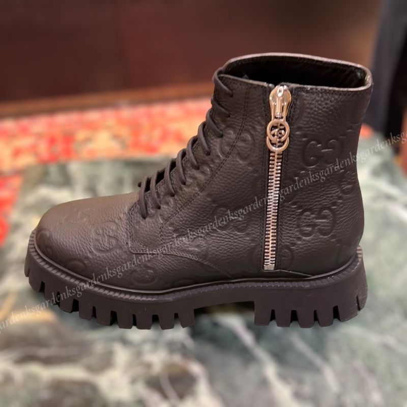 すぐ届く!GUCCI メンズ GGレザー ブーツ (GUCCI/ブーツ) 699584 AACJC すぐ届く!GUCCI メンズ GGレザー ブーツ (GUCCI/ブーツ) 699584 AACJC