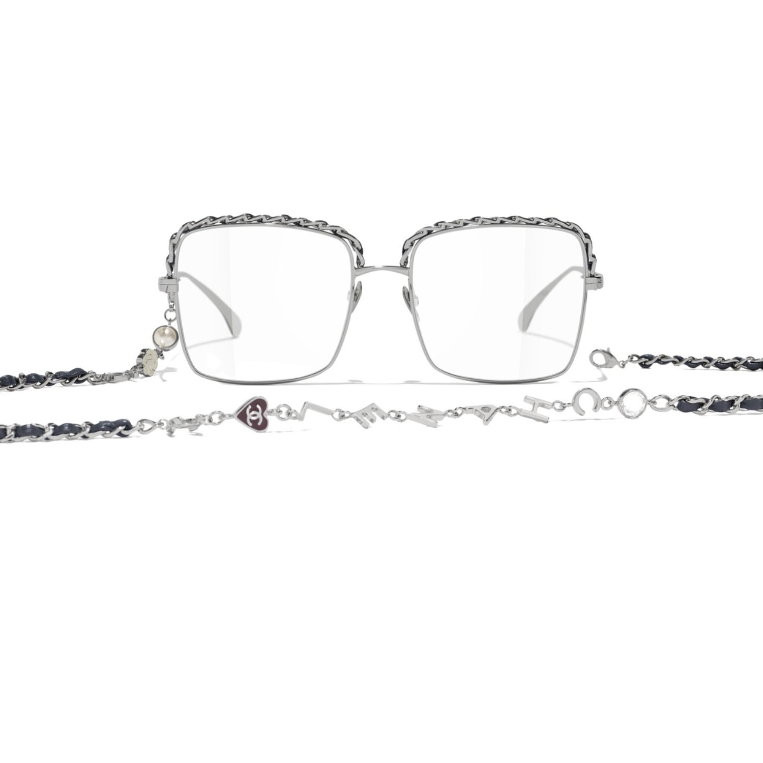 CHANEL シャネル ロゴ スクエア シェイプ メガネ CH2206Q