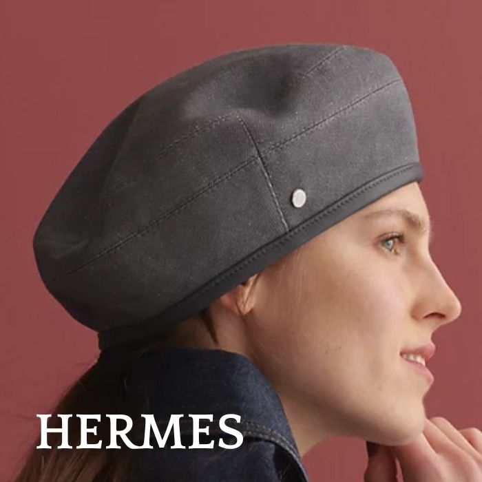 HERMES】サントノーレ ベレー帽 グレー (HERMES/ベレー帽) H222017N ...