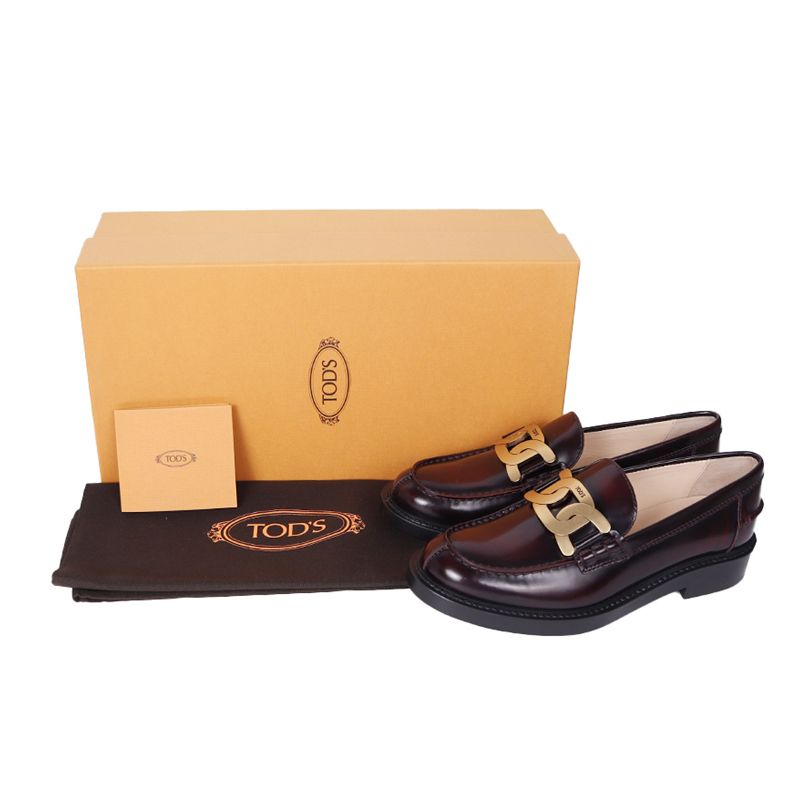 関税送料無料【TOD'S】ケイト レザー ローファー トッズ TOD'S TODS ローファー ケイト XXW08J0HL60SHA レザー