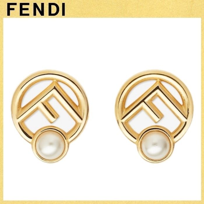 FENDI ピアス ローズゴールド-