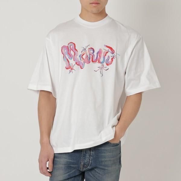 MARNI マルニ Oversized Logo T-Shirt Tシャツ 半袖 オーバー