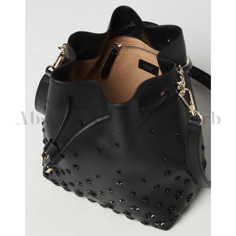 【23AW NEW】Jimmy Choo_women / Bon Bon Small バケットバッグ 23AW NEW】Jimmy Choo_women / Bon Bon バケットバッグ / 2色