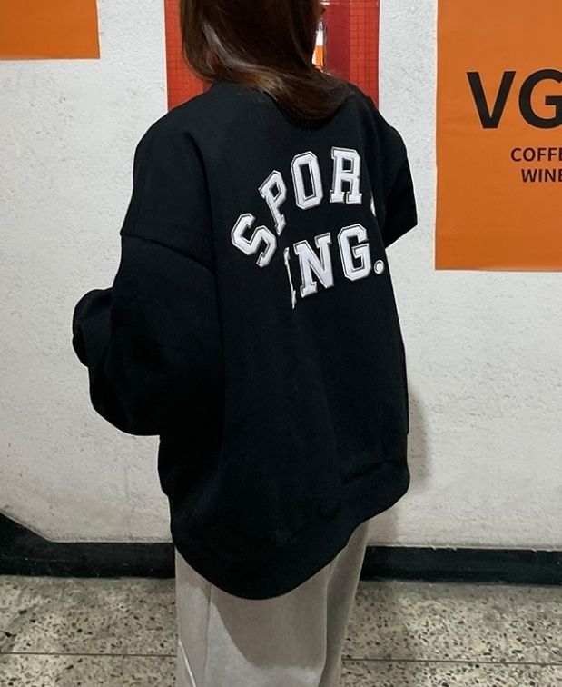 【HUECLOSET】スウェットスポーツバーシティジャケット HUECLOSET】スウェットスポーツバーシティジャケット (HUE
