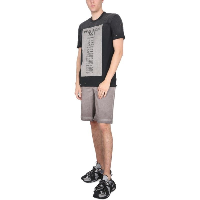 Dolce & Gabbana BERMUDA SHORTS WITH LOGO PLAQUE (Dolce & Gabbana