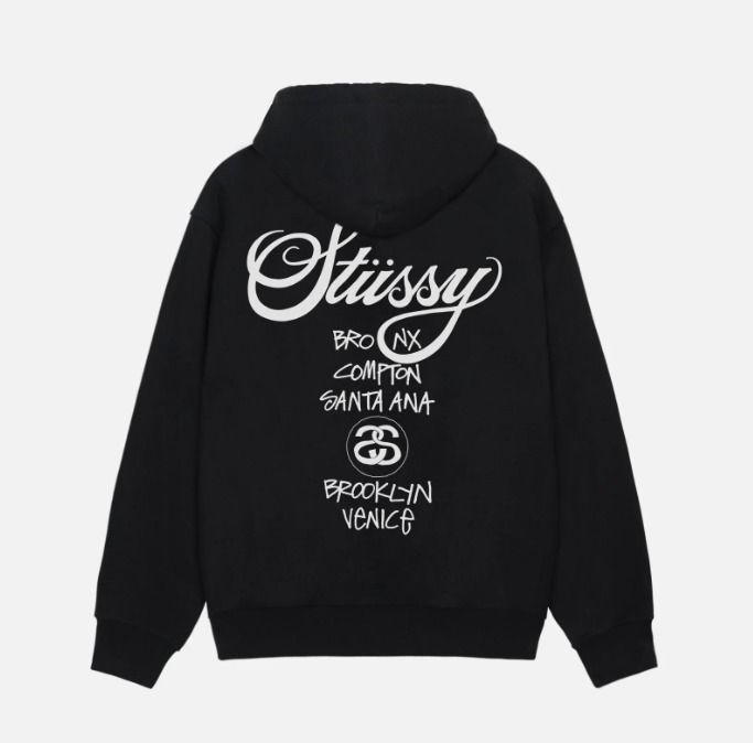 比較的美品 ペペロンチーノさん専用 STUSSY ワールドツアーパーカー