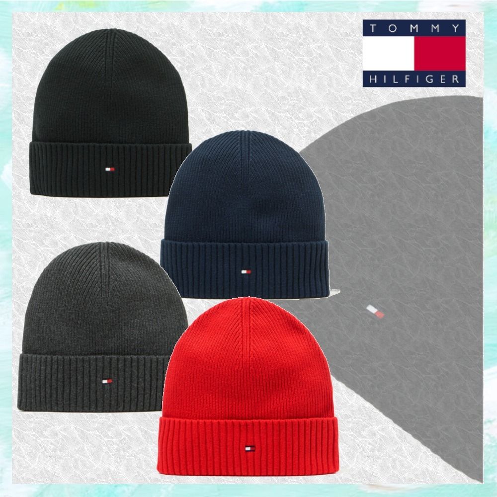送料込・ヒョンジン着用】Tommy Hilfiger_フラッグビーニー (Tommy