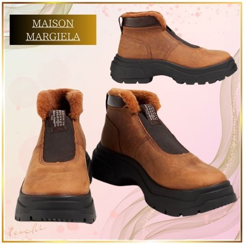 送料込】＊MAISON MARGIELA＊ムートンレインブーツ (Maison Margiela