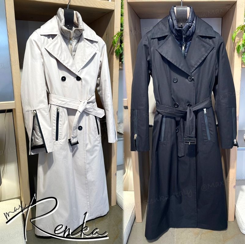 23/24AW【HERNO】DELON 内側ダウンジャケット付きトレンチコート