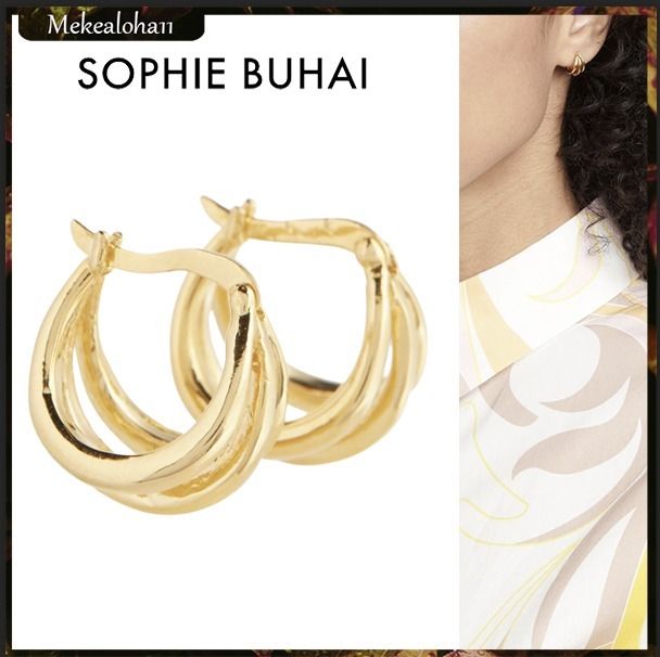 【SOPHIE BUHAI】18KYGヴェルメイユ Triple Francois ピアス SOPHIE BUHAI☆Triple Francois18Kゴールド ヴェルメイユピアス