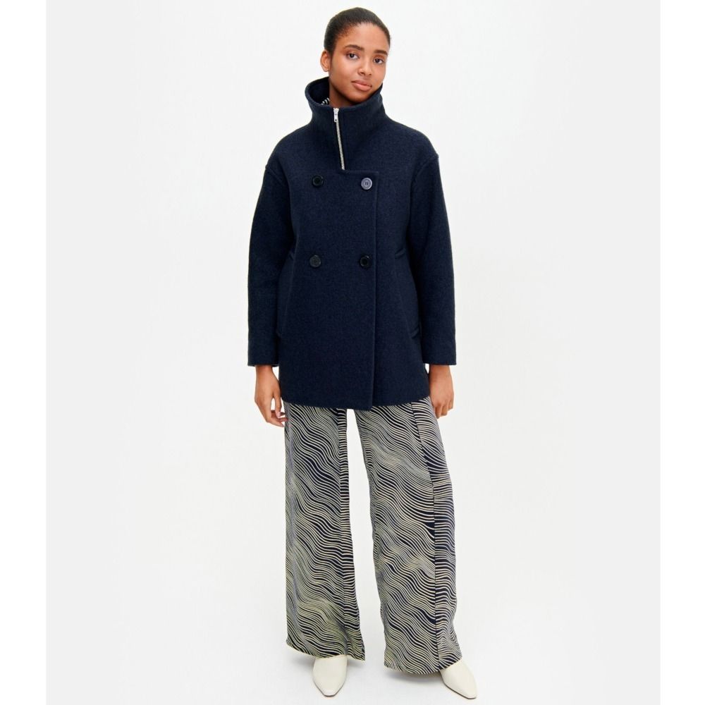 2023AW】marimekko マリメッコ/ Asetelma Solid ウールコート