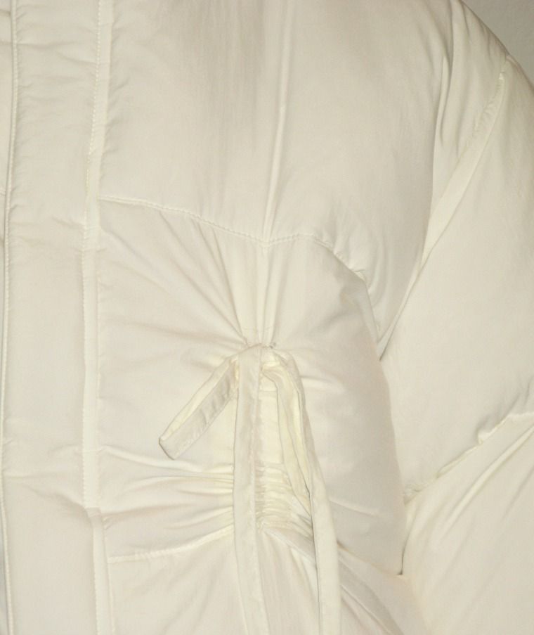 SINOON] RIBBON DETAIL PUFFER JACKET (sinoon/ダウンジャケット
