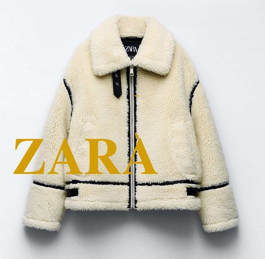 ☆ドイツ発*ZARA*新作*ボアファーバイカージャケット☆ (ZARA/ムートン