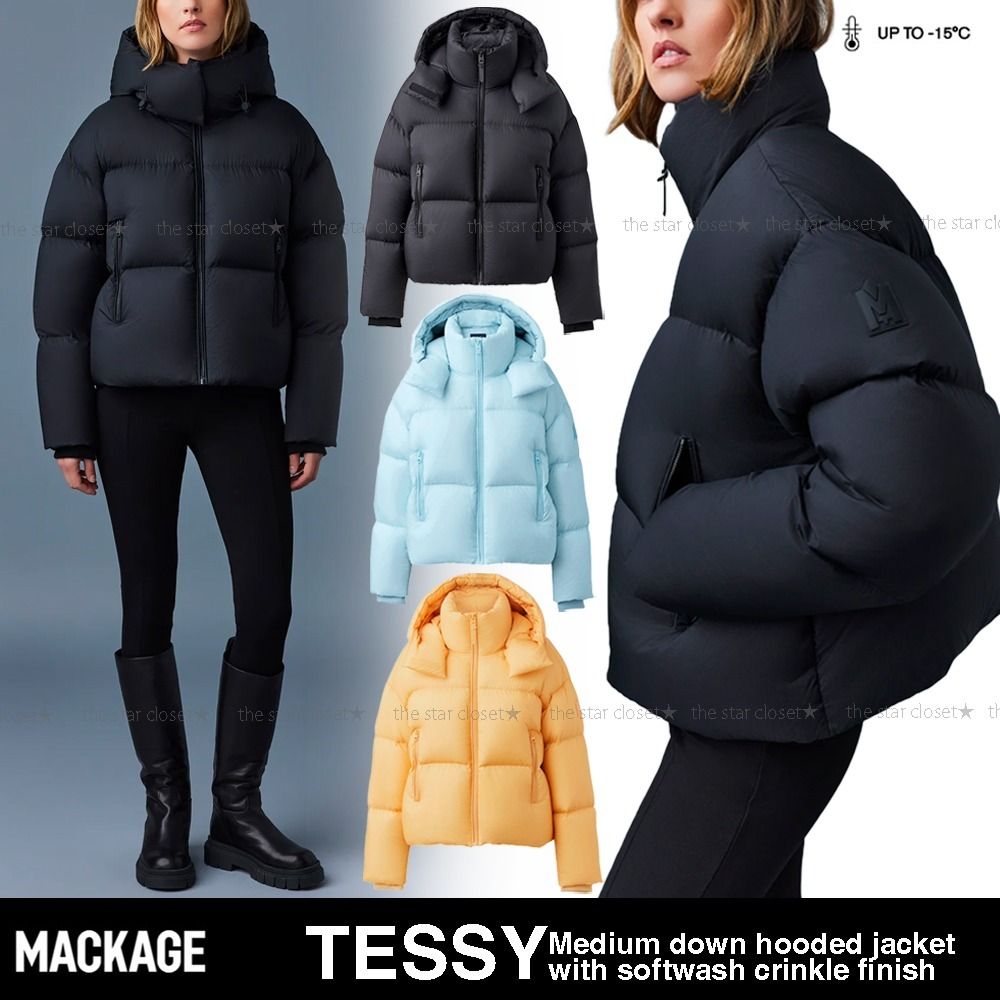 【Mackage】人気!フレイヤソフトウォッシュ クリンクル ダウン ○MACKAGE○ソフトウォッシュクリンクル ダウンジャケットTESSY