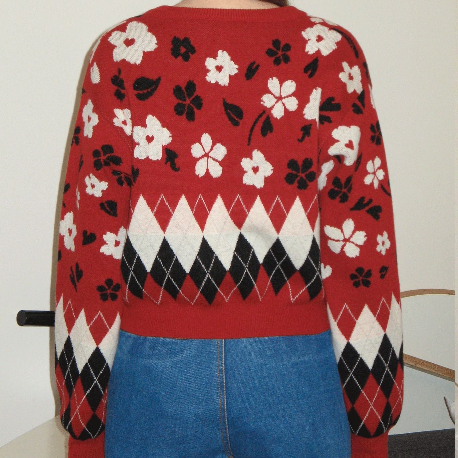 ☆sinoon☆ FLORAL JACQUARD CARDIGAN (sinoon/カーディガン