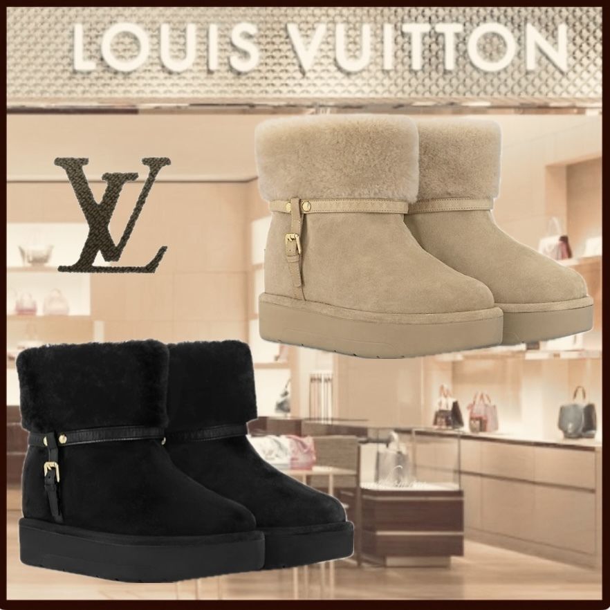 Louis Vuitton ブーツ ムートンボア 37 (23-23.5cm)