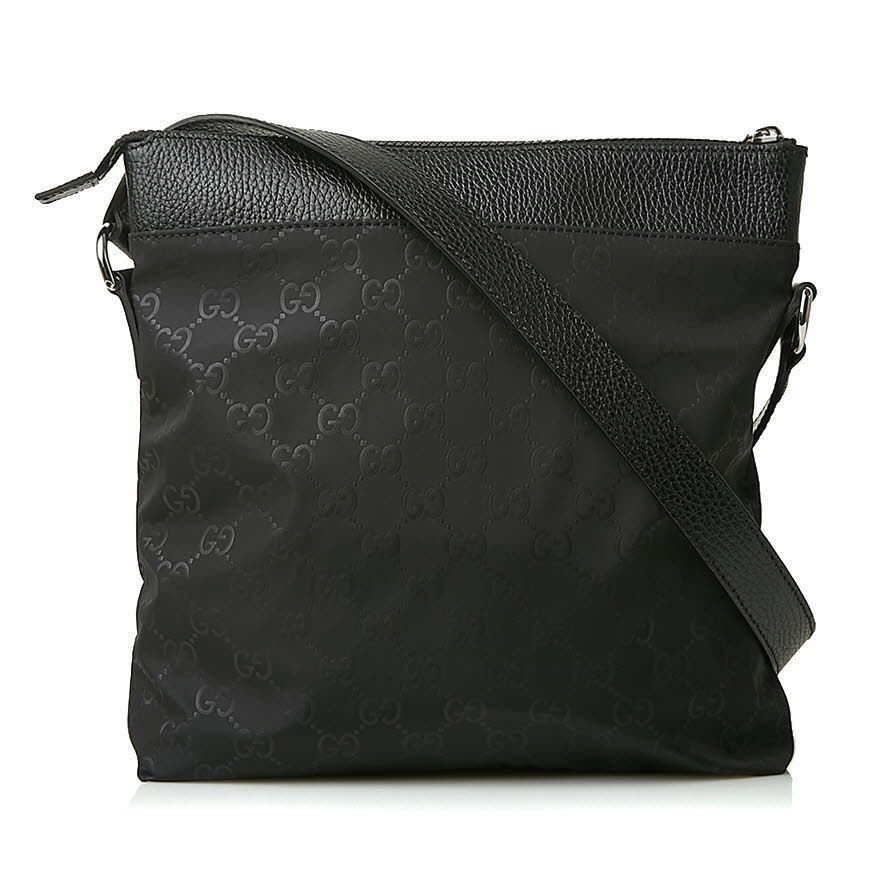 Gucci 黒 ナイロン バッグ 447226 493216