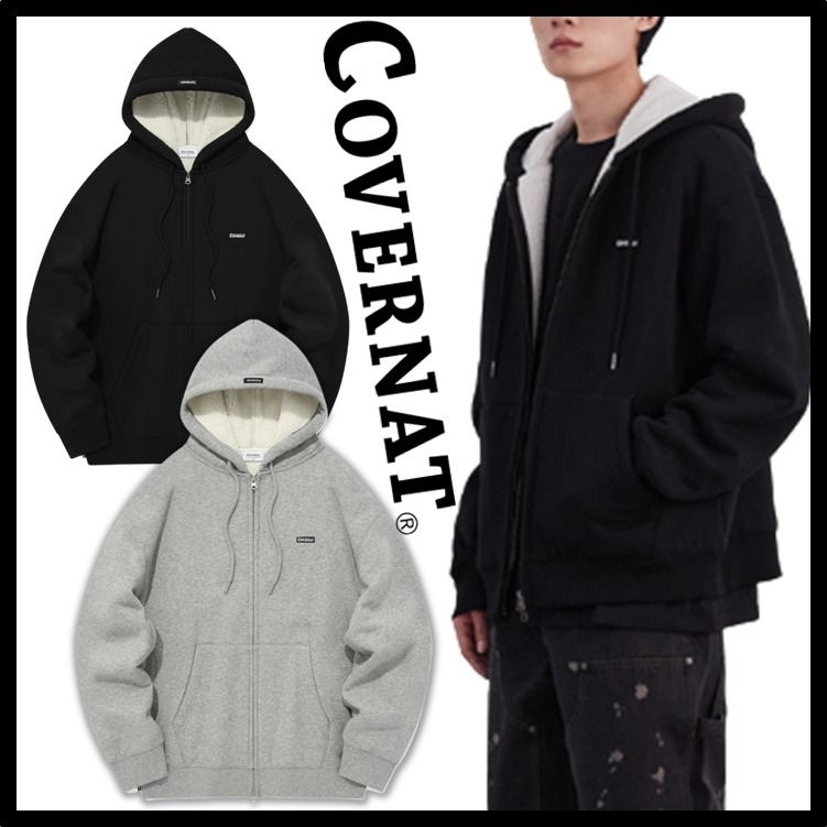☆関税込☆COVERNAT☆BOA HOODIE ZIP-UP☆パーカー☆ (COVERNAT