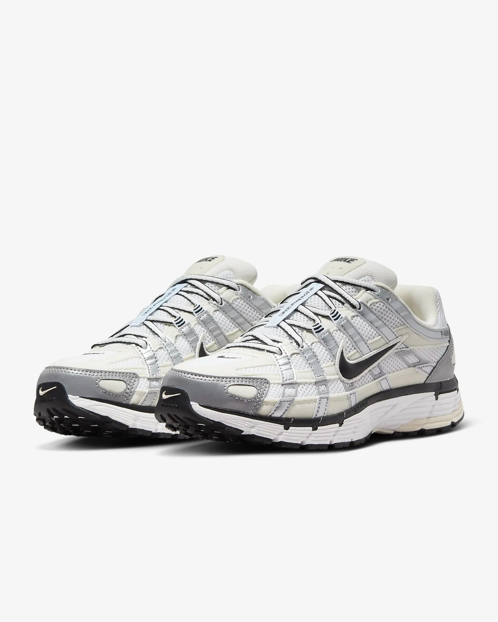 ☆NIKE WMNS☆P-6000☆ホワイト/シルバー☆ (Nike/スニーカー