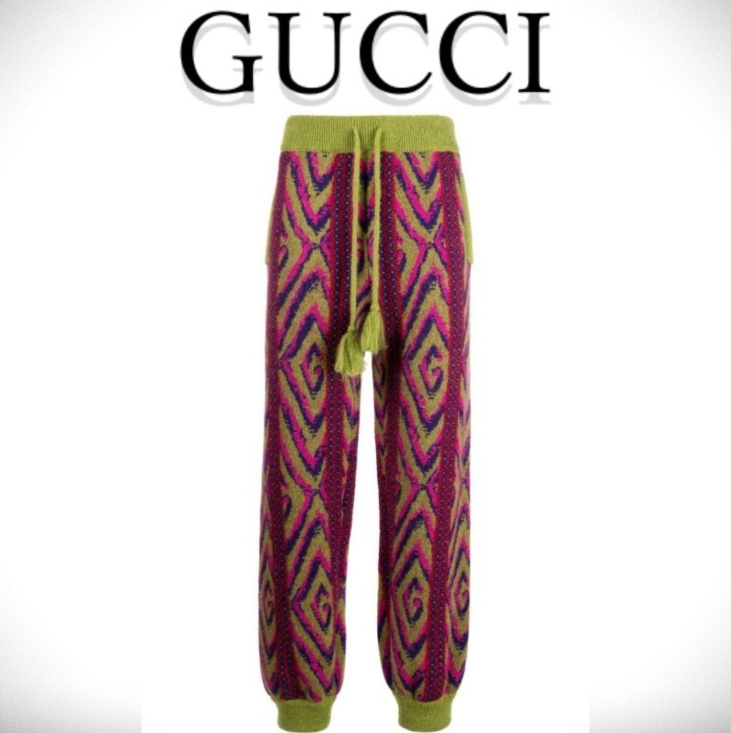 VIPセール♪ ダイヤモンド ジャガード トラックパンツ (GUCCI/トラック