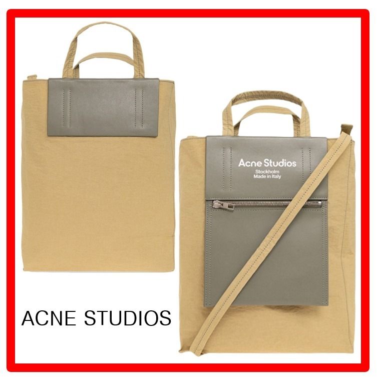 ☆送料関税込☆ACNE STUDIOS M Papery トート ショルダーバッグ 正規品】Acne Studios ショルダーバッグ