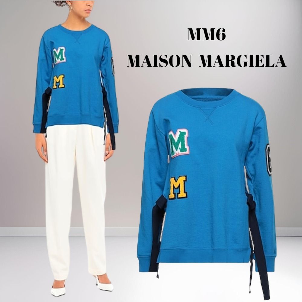 関税無☆送料込 MM6 MASON MARGIERA 長袖 ロゴ スウェットシャツ (MM6