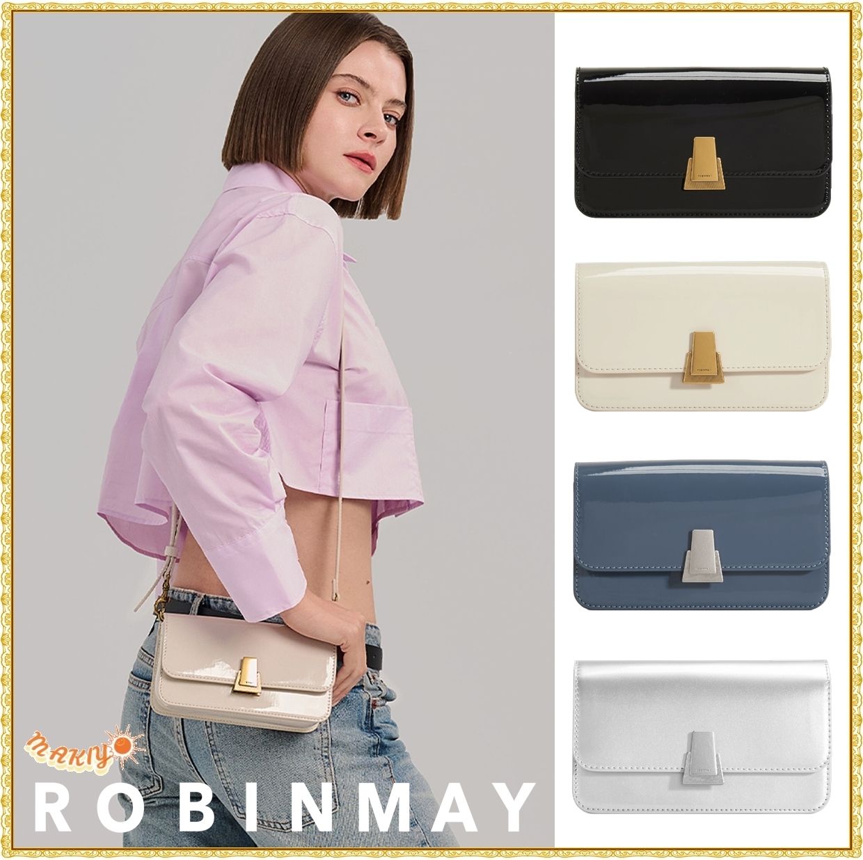 ★ROBINMAY 鏡盒日夜斜背包 ミニショルダーバック/送料込 送料込み☆ROBINMAY☆鏡盒日夜斜背包☆ショルダーバッグ