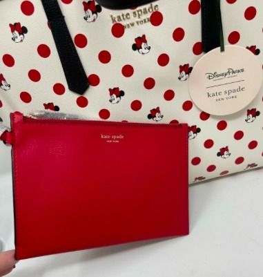 セールkate spade Disneyミニーマウスポーチ付きトートバッグ セールkate spade Disneyミニーマウスポーチ付きトートバッグ