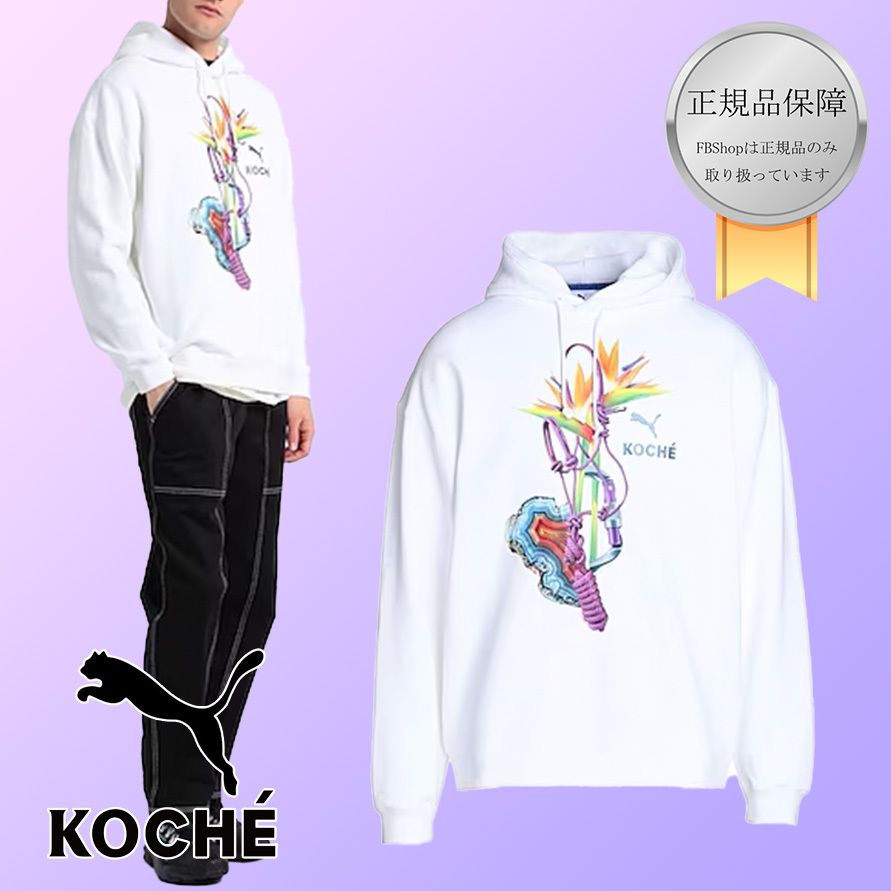 PUMA x KOCHE】パーカー☆ホワイト&残りわずか 白 (PUMA/パーカー